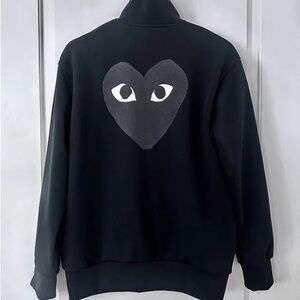 PLAY COMME DES GARÇONS black track jacket